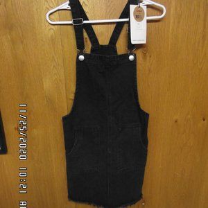 Black Overall jean dress